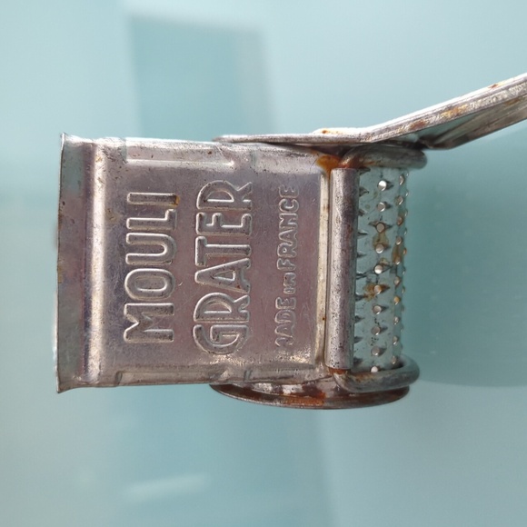 Vintage 1950's Mouli Grater Made in France Moulinex Handheld Cheese Kitchen Tool - Picture 4 of 12